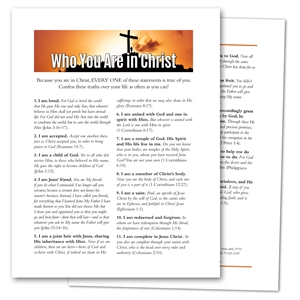23 Declarations of Who You are in Christ (PDF)