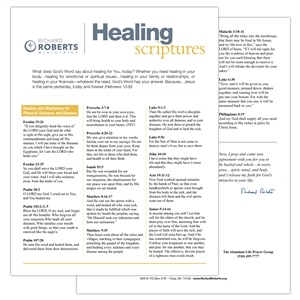 Healing and Wholeness Scriptures PDF