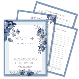 New Year, (Re)New You: Workbook Sheets and Goal Tracker PDF