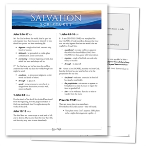 Salvation Scriptures PDF
