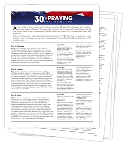30 Days of Praying For The Nation PDF