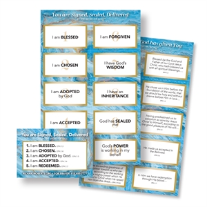 Signed Sealed Delivered by the Word of God Confession & Wallet Card Set